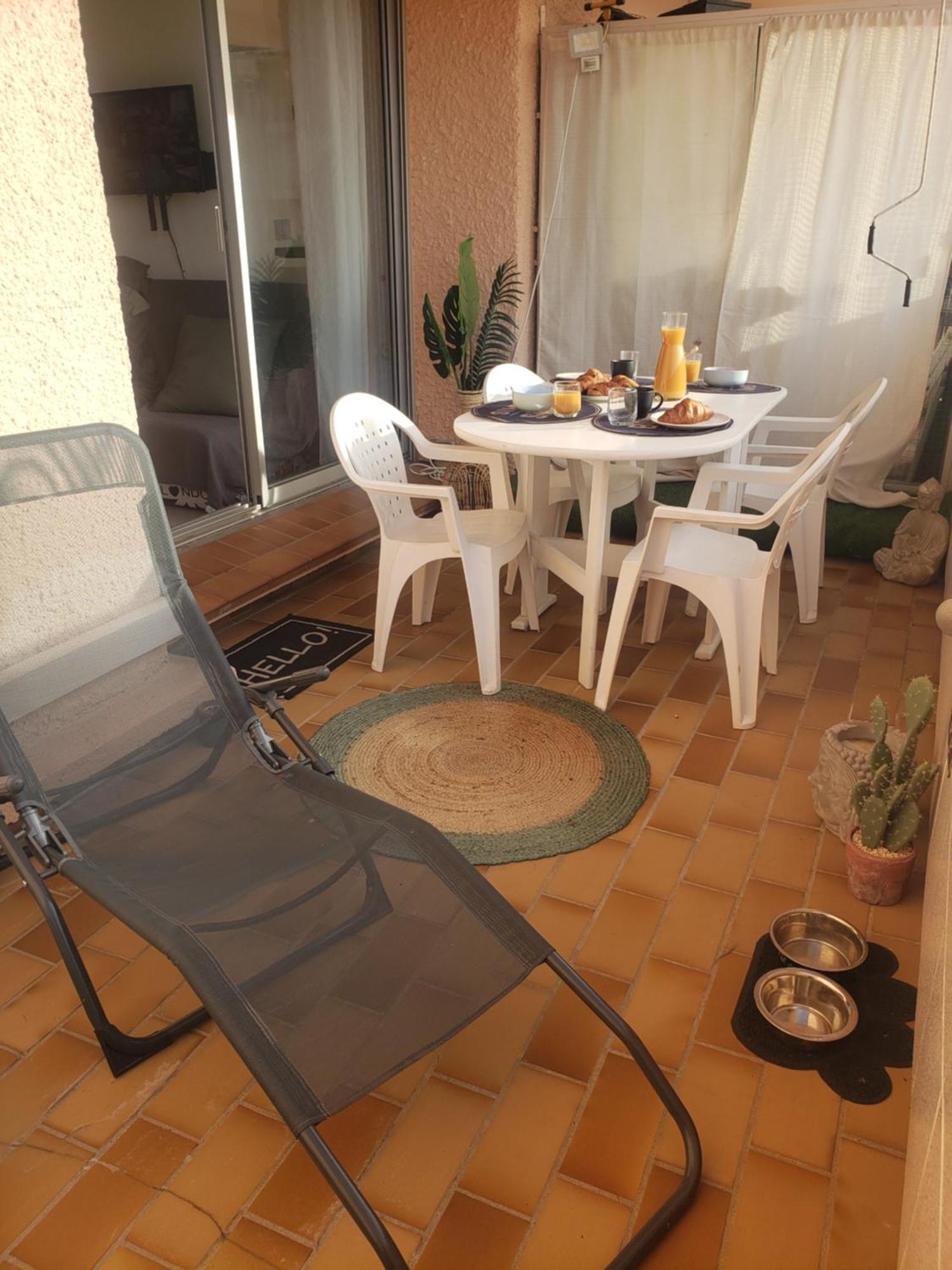 Studio 200M De La Plage Le Barcarès Exterior foto