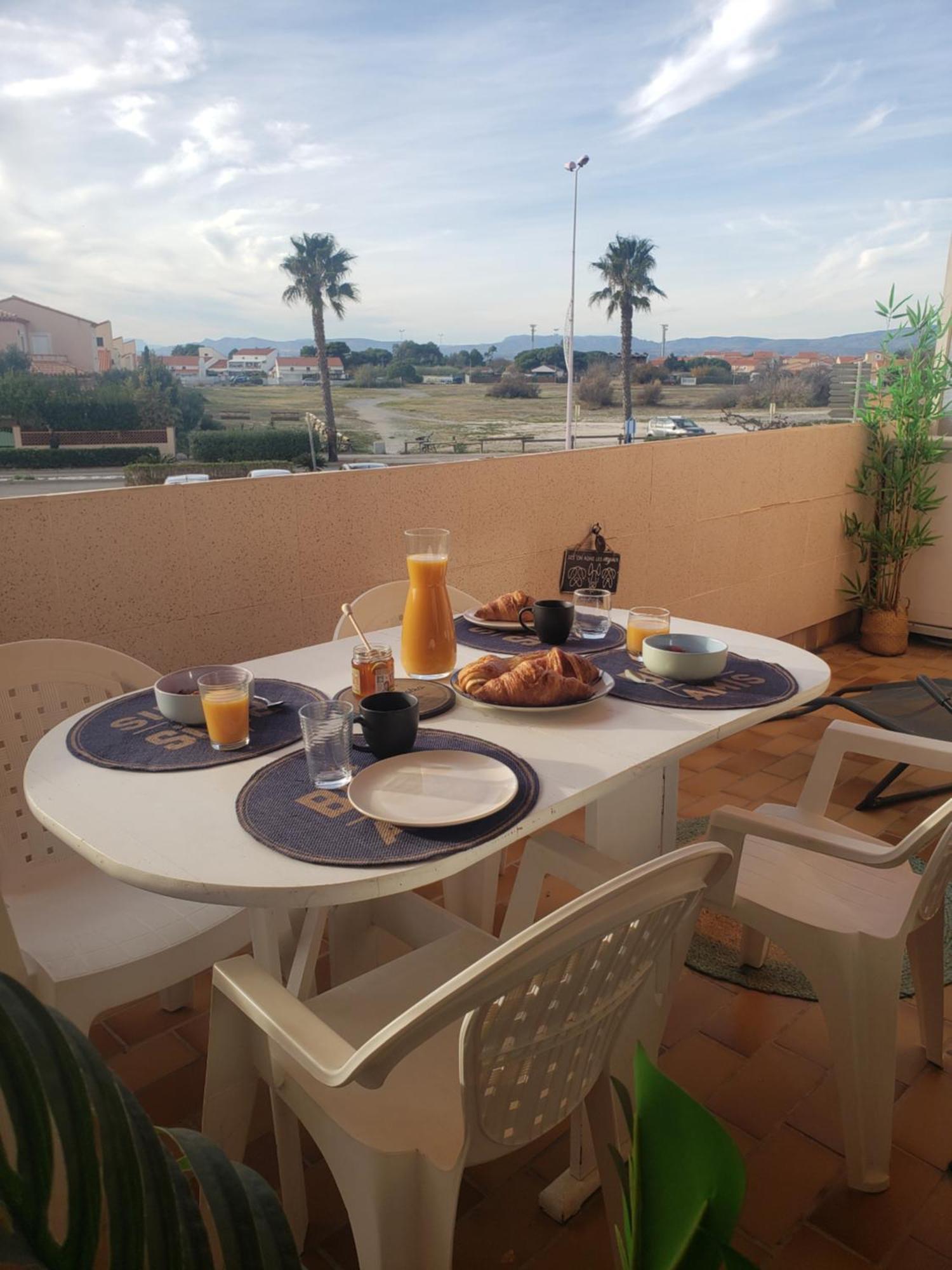 Studio 200M De La Plage Le Barcarès Exterior foto